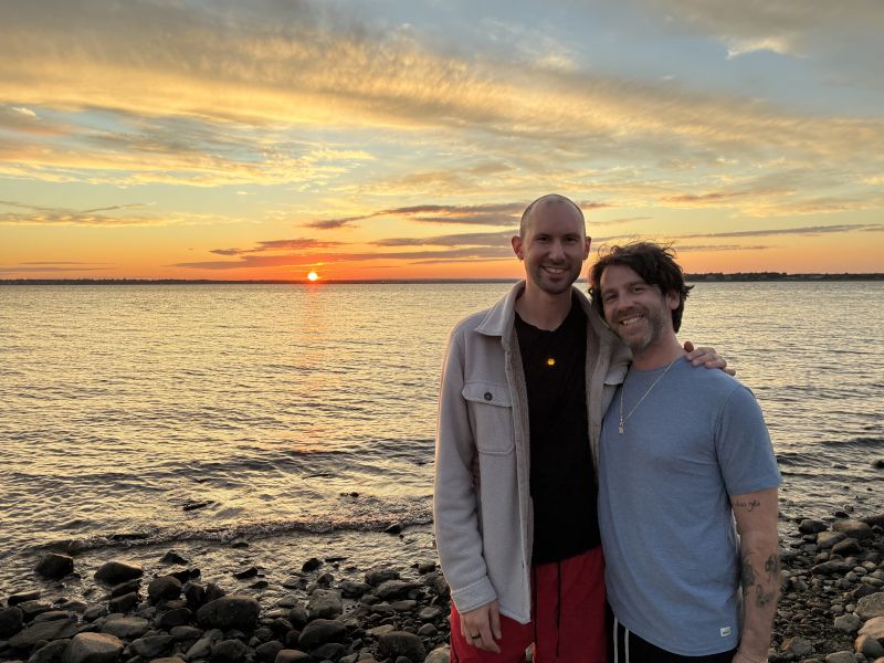 Watching a Beautiful Sunset