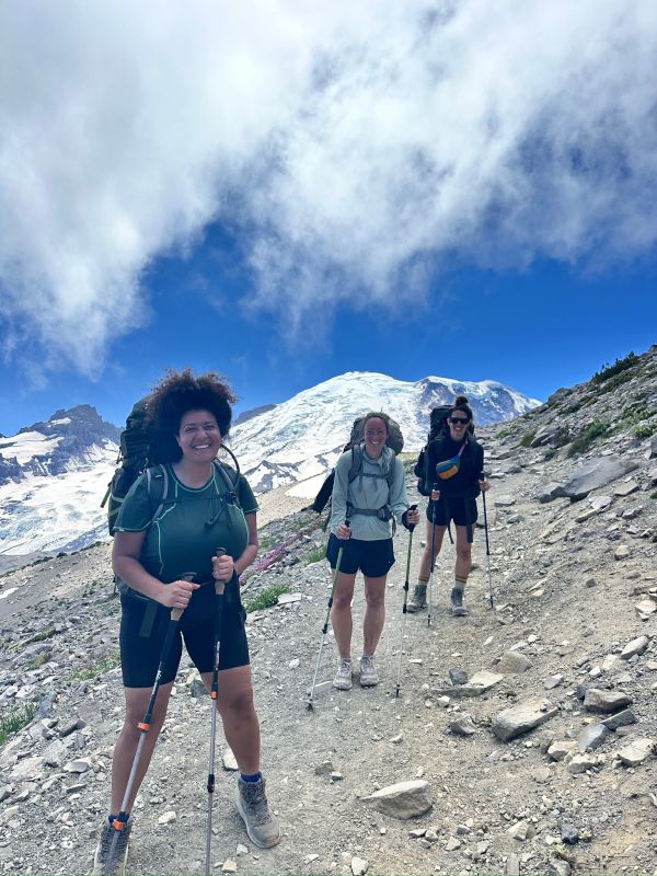 Backpacking with Becca's Sister