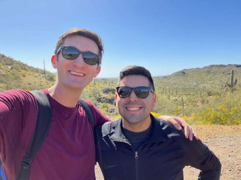 Enjoying a  Local Hike