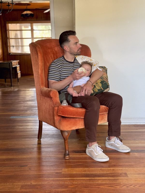 Christian 1 With Our Youngest Nephew