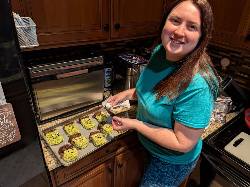 Becca Baking Halloween Treats