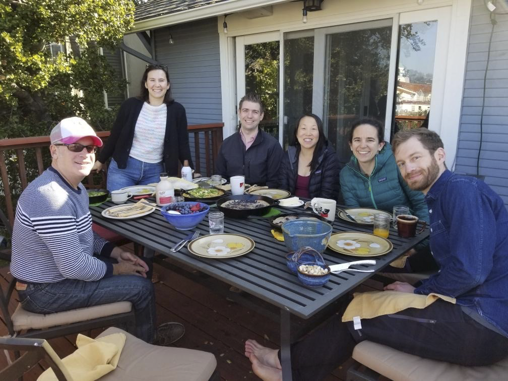Hosting Lunch on Our Deck With Our Friends
