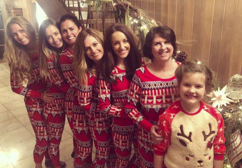 Christmas Time with Sisters, Mom, and Niece